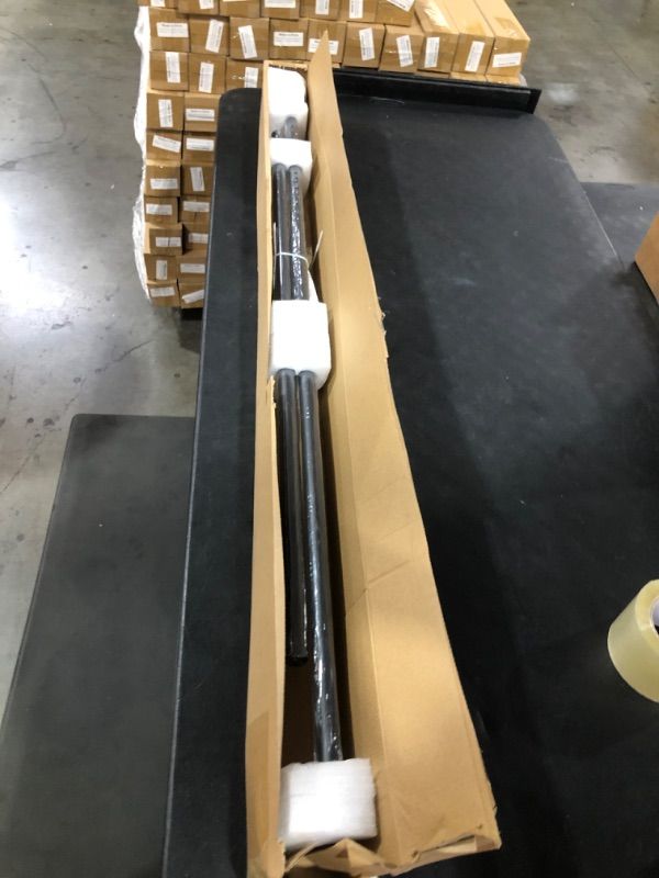 Photo 2 of Industrial Curtain Rod, Curtain Rod,Curtain Rod, Simple Curtain Rod Black Curtain Rod, Outdoor Curtain Rod, Room Divider Curtain Rod,Matte Black (48" to 86")