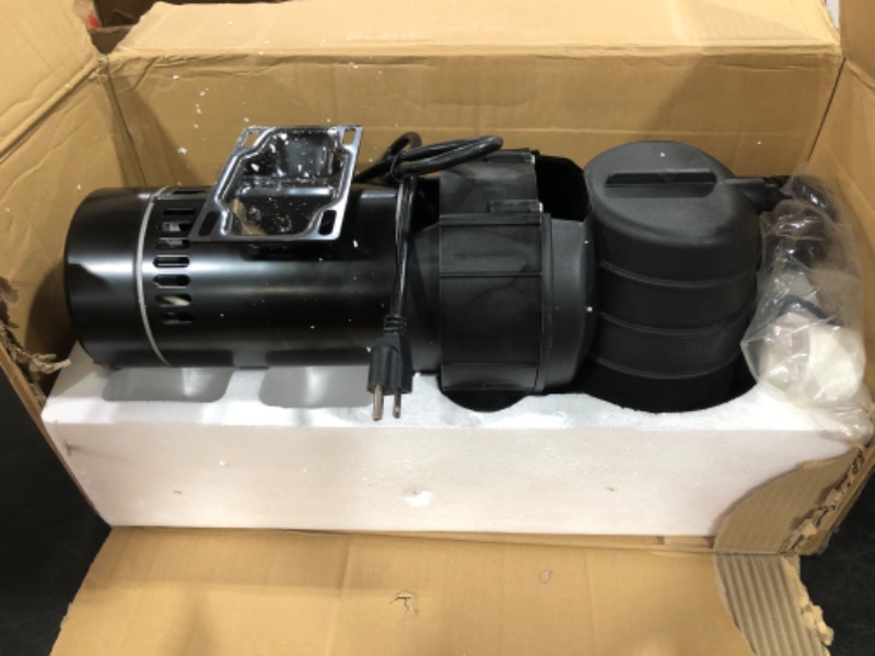 Photo 2 of 1.0 HP 750W 5220 GPH Powerful Above Ground Swimming Pool Pump with Strainer Basket, Energy Efficient