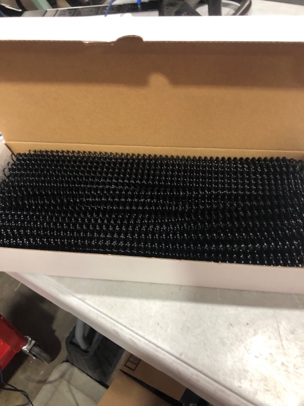 Photo 1 of TOTiyea 100 Pack Plastic Spiral Binding Coils,8mm(5/16") Binding Spirals,40 Sheet Capacity,4:1 Pitch, Black 5/16" (40 Sheet Capacity)