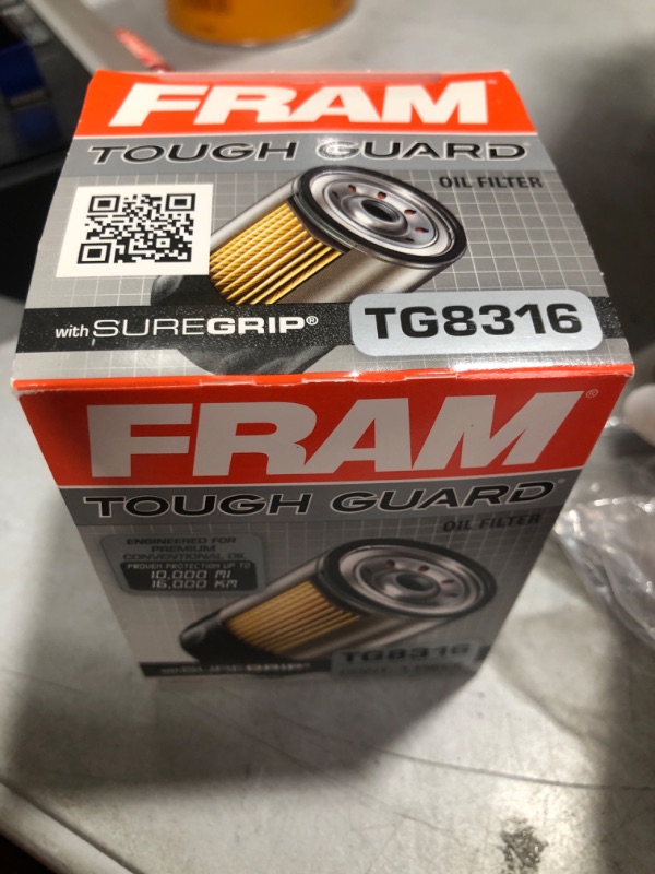 Photo 2 of FRAM Tough Guard TG8316-1, 15K Mile Change Interval Passenger Car Spin-On Oil Filter