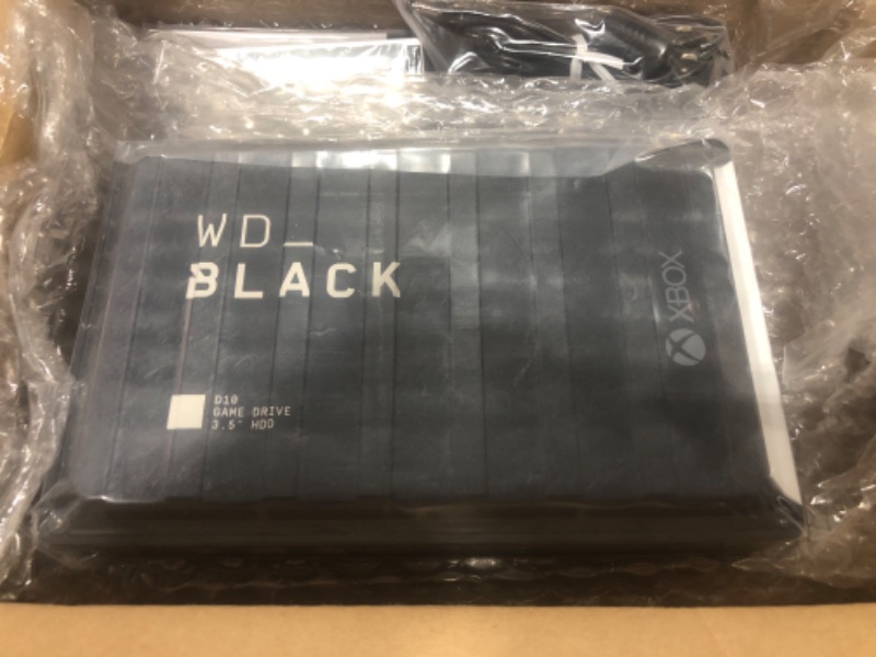 Photo 2 of WD_BLACK 12TB D10 Game Drive for Xbox - Desktop External Hard Drive HDD (7200 RPM) with 1-Month Xbox Game Pass - WDBA5E0120HBK-NESN