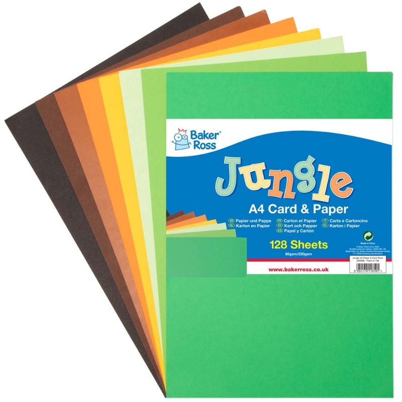 Photo 1 of Jungle Card & Paper Value Pack (Pack of 128)
