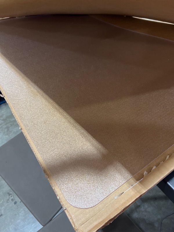 Photo 1 of Amazon Basics Polycarbonate Office Chair Mat for Hard Floors - 30 x 47-Inch, Clear 29" x 47"