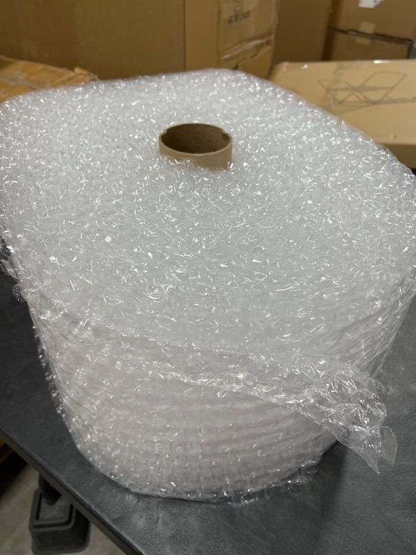 Photo 2 of Amazon Basics Perforated Bubble Cushioning Wrap - Medium 5/16", 12-Inch x 100-Foot Long Roll