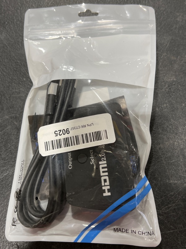 Photo 1 of 4K@60Hz HDMI Switch?with 3.9FT HDMI Cable?, NEWCARE HDMI Switch 3 in 1 Out, 3-Port HDMI Switcher Selector, Supports 4K, 3D, HDCP2.2, HDMI2.0, HDR, for Fire Stick 4K, HDTV, PS4/5, Game Consoles, PC