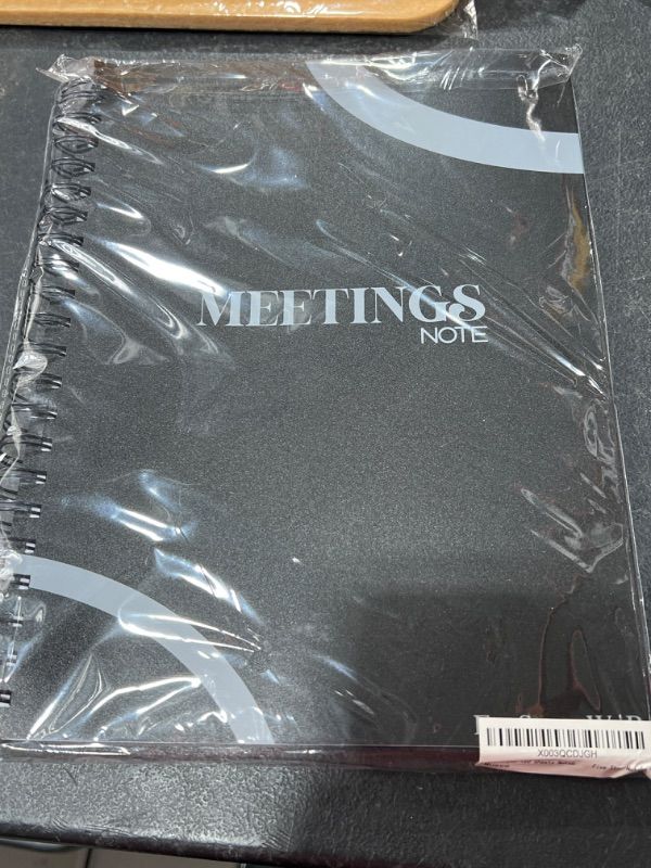 Photo 1 of 240 Pages 120 Sheets Notebook , Spiral Notebook Hard Cover and Thick Sheets , 8.5" x 11" Journal Notebook , College Ruled Notebook Office Business Meetings , Cute Notebook , Five Star Notebook Black