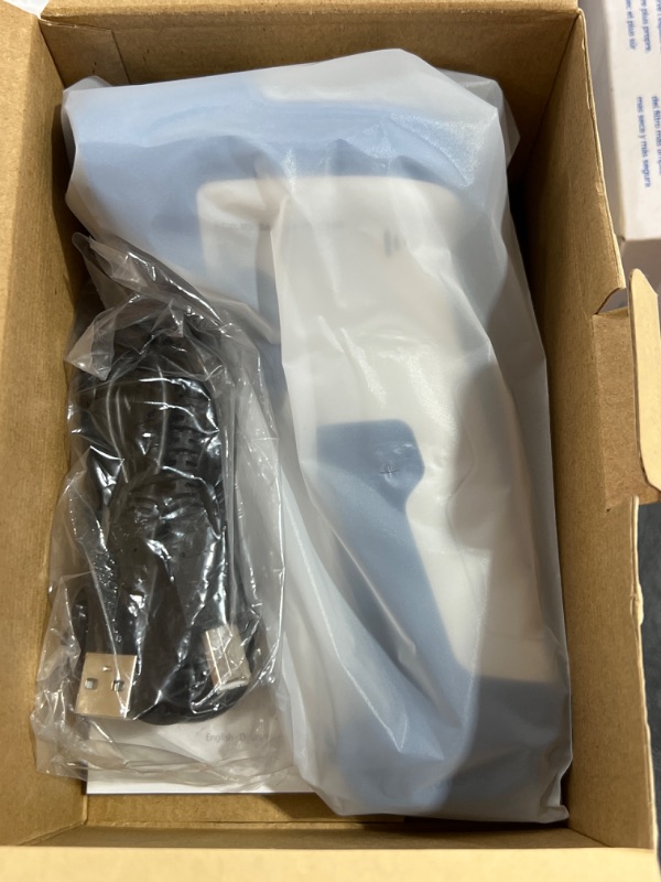 Photo 1 of Inateck Bluetooth Barcode Scanner, 2D Wireless Barcode Scanner, Bluetooth 5.0 and 433Mhz Adapter, BCST-71 Blue White