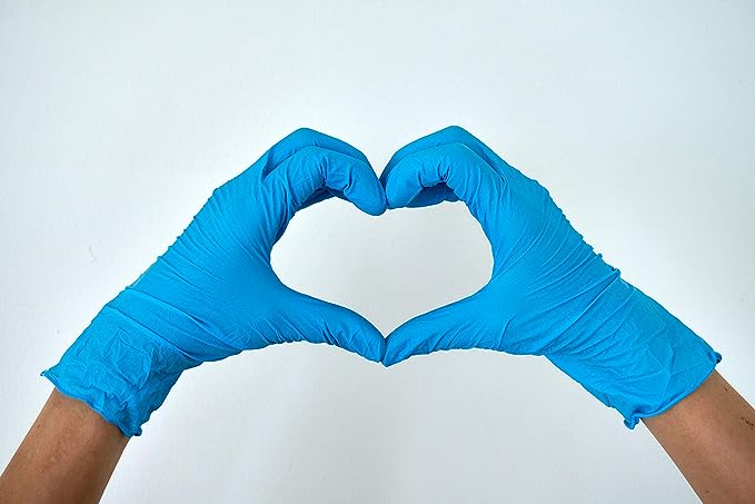 Photo 1 of 100pcs XL Nitrile Exam Gloves- Powder Free- Disposable