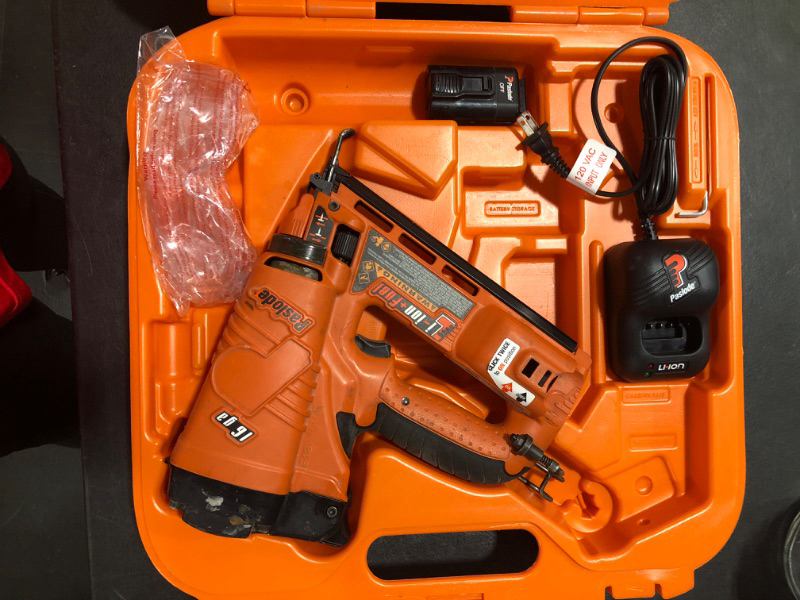 Photo 2 of 16-Gauge Cordless Lithium-Ion Angled Finish Nailer
