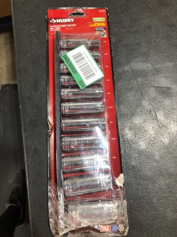 Photo 2 of 1/2 in. Drive SAE Deep Socket Set (11-Piece)