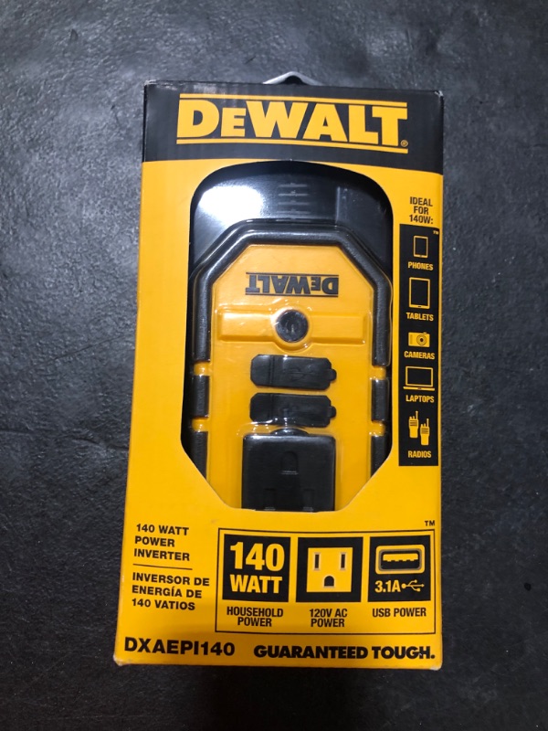 Photo 2 of DeWalt Power Inverter Dxaepi140