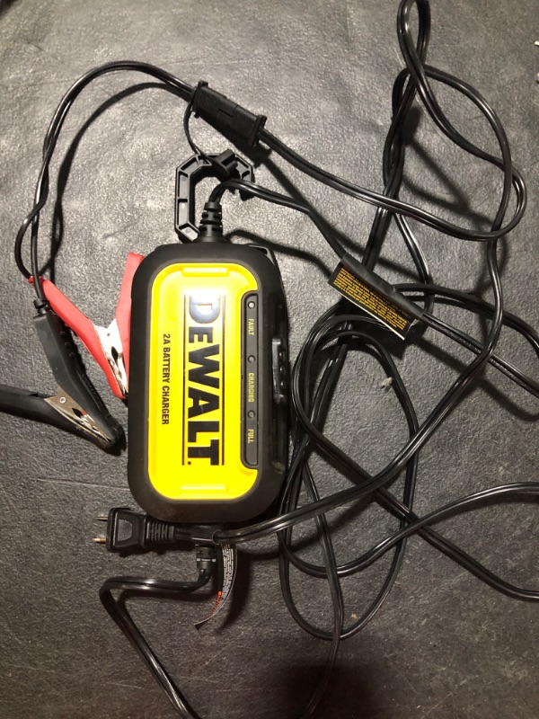 Photo 2 of DEWALT DXAEC2 DXAEC2 Professional 2-Amp Automotive Battery Charger and Maintainer