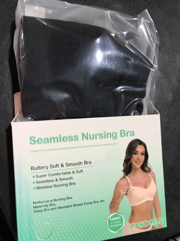 Photo 1 of BLACK NURSING BRA SMALL 