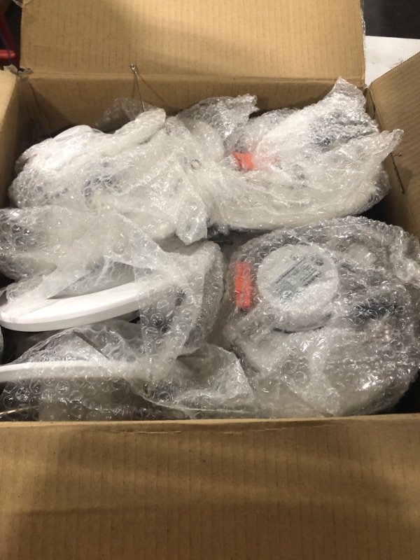 Photo 1 of 12 Pack 5/6 Inch LED Recessed Lighting W/Night Light, CRI90, 1100lm, 15W=100W, 2700K/3000K/3500K/4000K/5000K Selectable, Baffle Trim, Dimmable Recessed Lighting, Damp Rated LED Can Lights 2700k/3000k/3500k/4000k/5000k- 5cct 6 Inch | 12 Pack