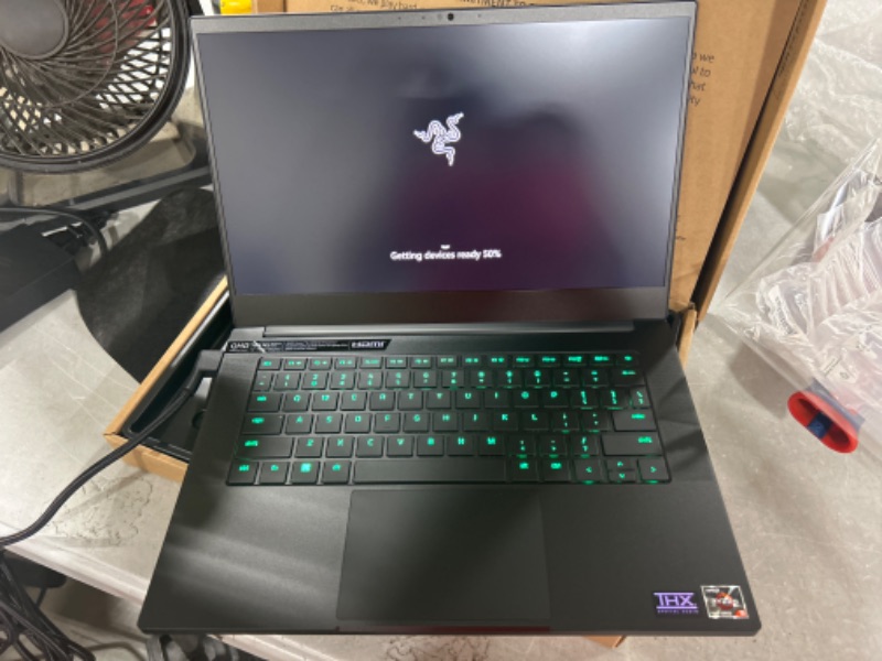 Photo 2 of Razer Blade 14 Gaming Laptop: AMD Ryzen 9 6900HX CPU - NVIDIA GeForce RTX 3070 Ti - 14" QHD 165Hz - 16GB DDR5 RAM - 1TB PCIe SSD - Windows 11 - Ultra-Thin - CNC Aluminum - Chroma RGB Ryzen 9 6900HX RTX 3070 Ti Classic Black