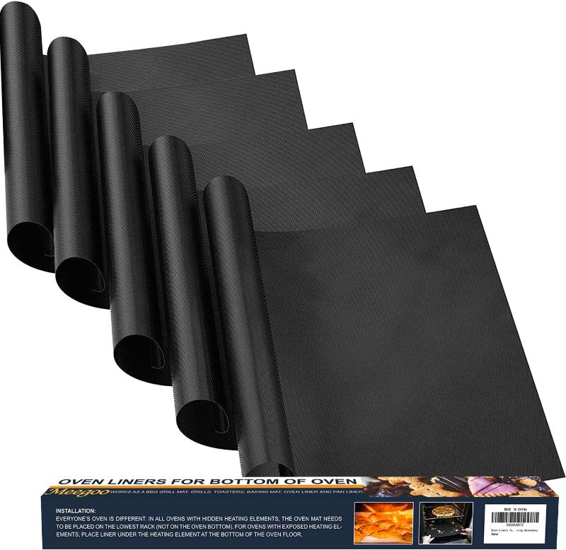 Photo 1 of 
Oven Liners for Bottom of Oven, 5 PacK 