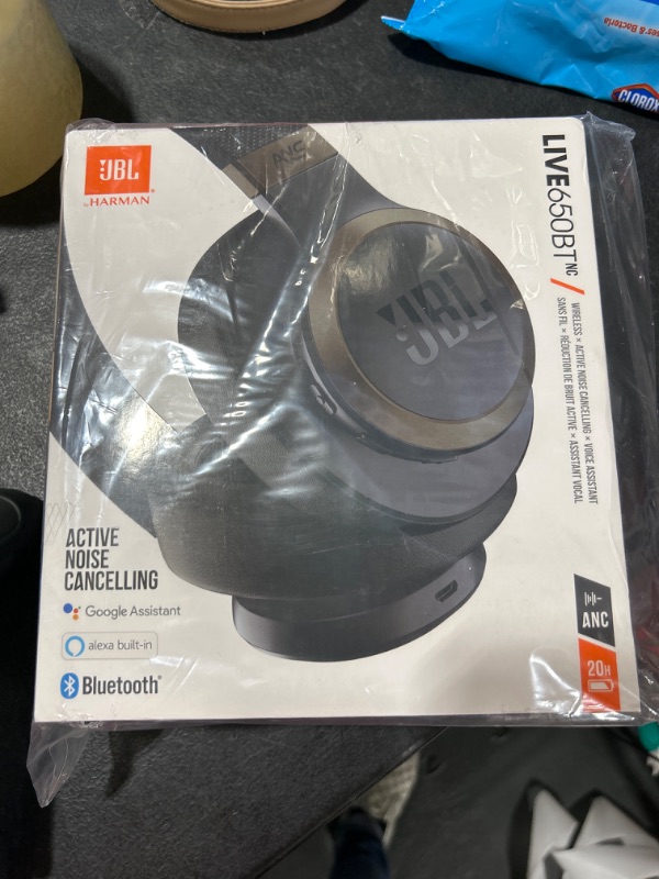 Photo 2 of JBL Live 650BTNC, Black - Wireless Over-Ear Bluetooth Headphones - Up to 20 Hours of Noise-Cancelling Streaming - Includes Multi-Point Connection & Voice Assistant