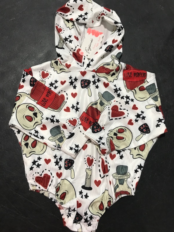 Photo 1 of [Size 2T] Spooky Long Sleeve Onesie