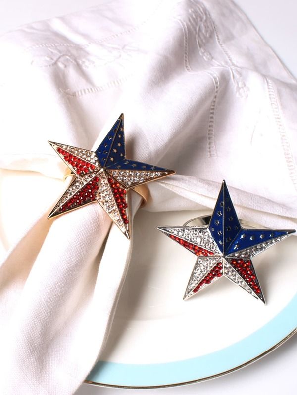 Photo 1 of 6pcs Star Napkin Holders