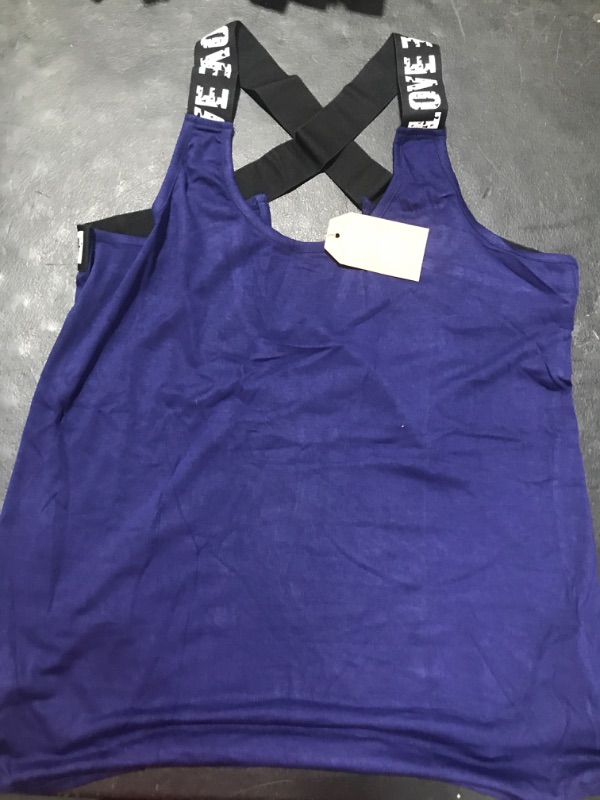 Photo 1 of [Size L] Women's Work Out Tank- Blue