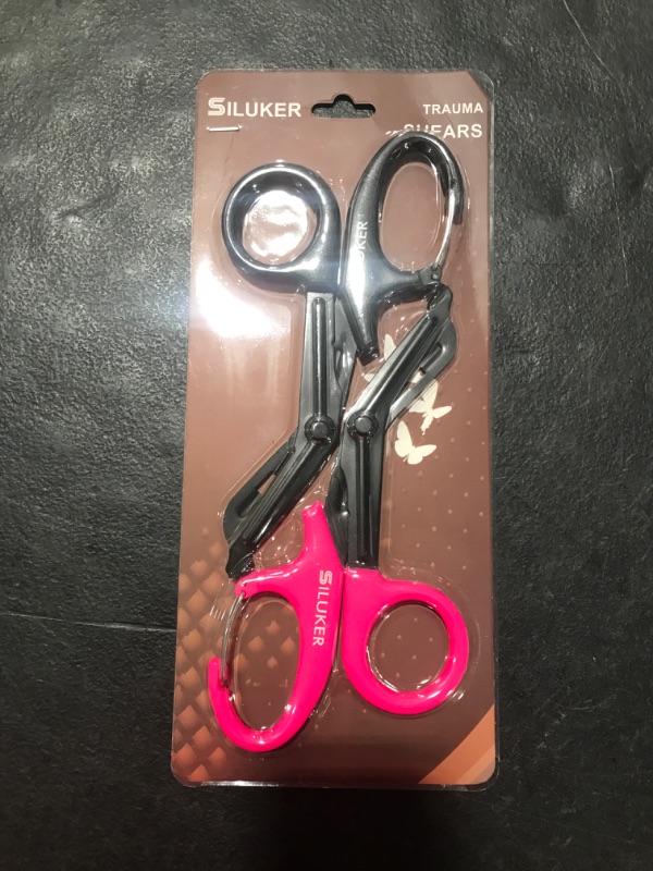 Photo 1 of 2 Pack EMT Trauma Shears Bandage Scissors Medical Black & Pink NEW
