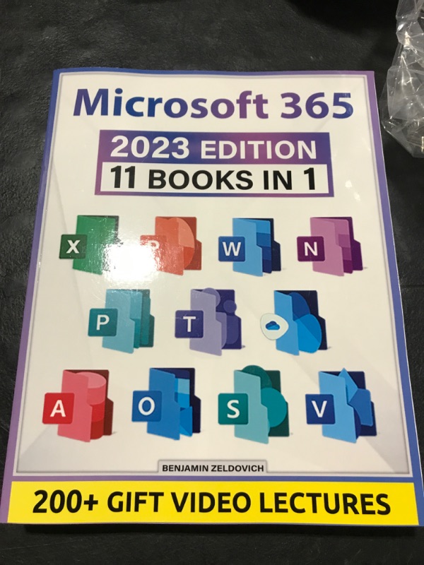 Photo 1 of Microsoft 365: 11 Books in 1: The Ultimate All-in-One Bible to Master Excel, Word, PowerPoint, Outlook, OneNote, OneDrive, Access, Publisher, SharePoint, Teams and Visio with Step-by-Step Tutorials