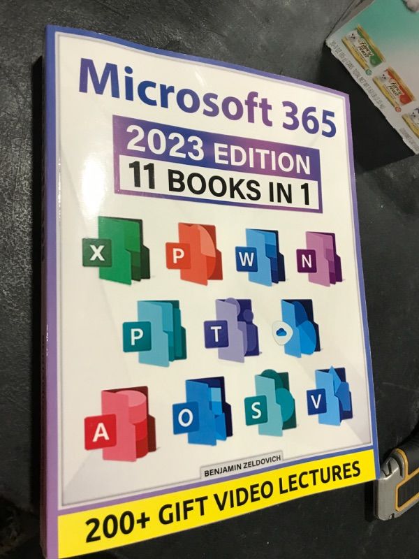 Photo 2 of Microsoft 365: 11 Books in 1: The Ultimate All-in-One Bible to Master Excel, Word, PowerPoint, Outlook, OneNote, OneDrive, Access, Publisher, SharePoint, Teams and Visio with Step-by-Step Tutorials