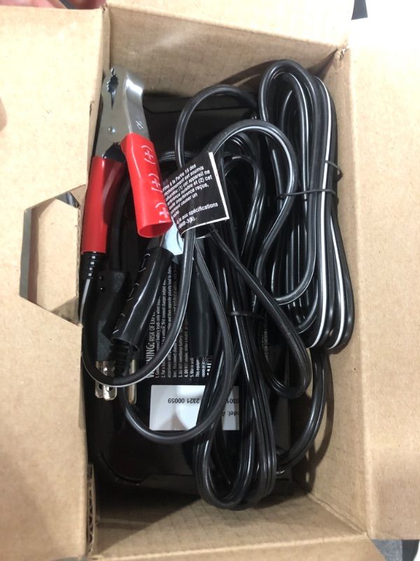 Photo 1 of Amazon Basics 8 Amp Battery Charger for 6V and 12V Batteries with Auto Start and Reverse Protection 8/2A