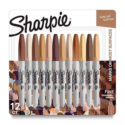 Photo 1 of Sharpie 12pk Permanent Markers Fine Tip Portrait Colors
