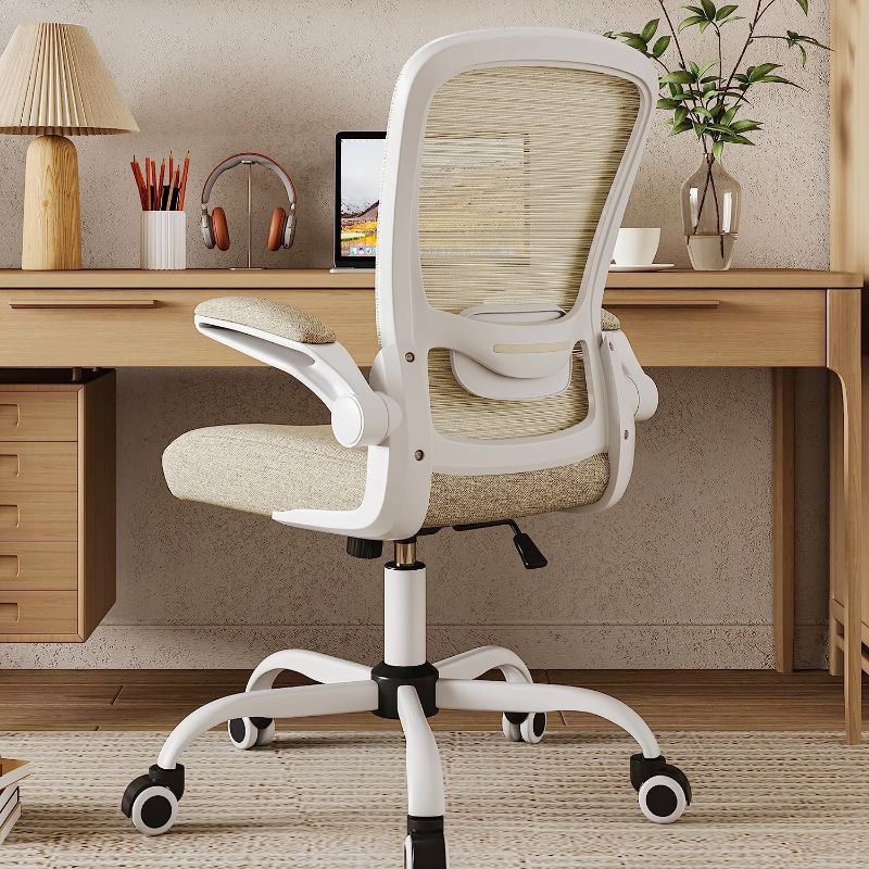 Photo 1 of Mimoglad Home Office Chair, High Back Desk Chair, Ergonomic Mesh Computer Chair with Adjustable Lumbar Support and Thickened Seat Cushion 