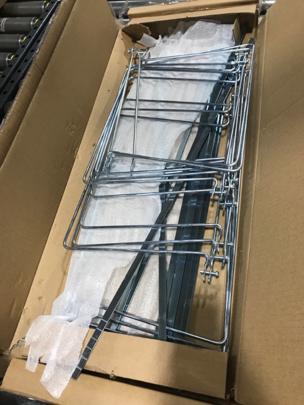Photo 1 of Officemate Hanging File Frames, Letter Size, Steel, 6 Pack (98620),Silver
