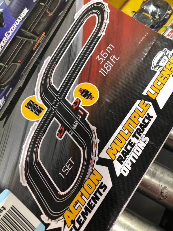 Photo 1 of Carrera GO!!! 62521 onto The Podium Electric Powered Slot Car Racing Kids Toy Race Track Set Includes 2 Hand Controllers and 2 Cars in 1:43 Scale