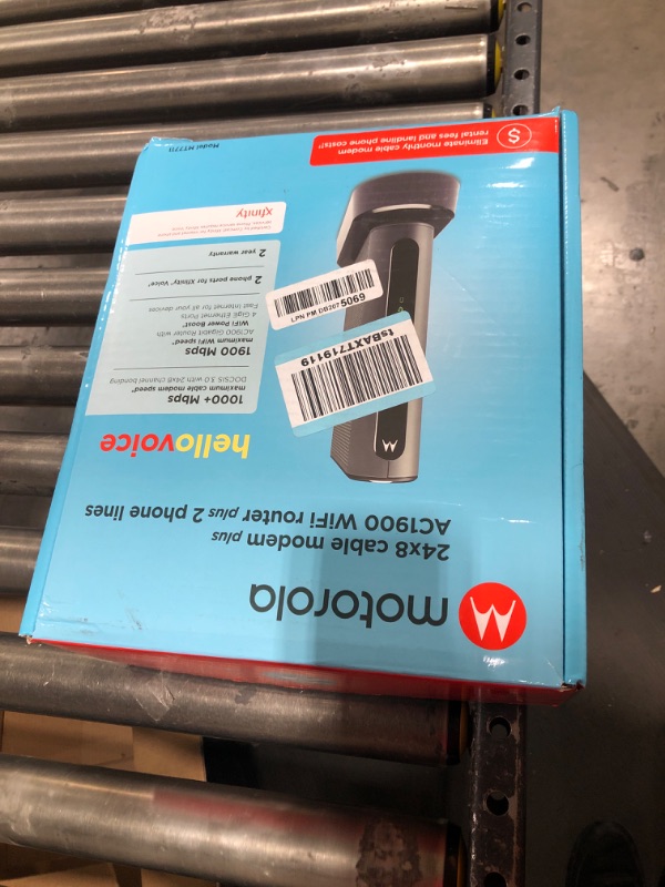 Photo 7 of Motorola MT7711 24X8 Cable Modem/Router with Two Phone Ports, DOCSIS 3.0 Modem, and AC1900 Dual Band WiFi Gigabit Router, for Comcast XFINITY Internet and Voice WiFi 5 + DOCSIS 3.0