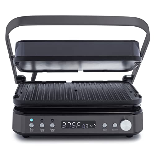 Photo 1 of  GreenPan 6-in-1 Multi-Function Contact Grill & Griddle, Healthy Ceramic Nonstick Aluminum, Two Sets of Grill & Waffle Plates, Adjustable Shade & Shear 