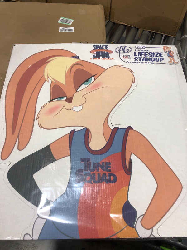 Photo 2 of Cardboard People Lola Bunny Life Size Cardboard Cutout Standup - Space Jam: A New Legacy (2021 Film) Lola Bunny One Size