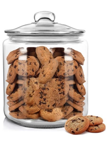 Photo 1 of 1.5 Gallon Glass Storage Jar with Lid