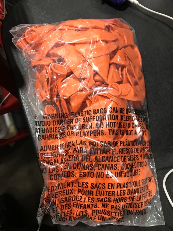 Photo 1 of 100 Orange Balloons