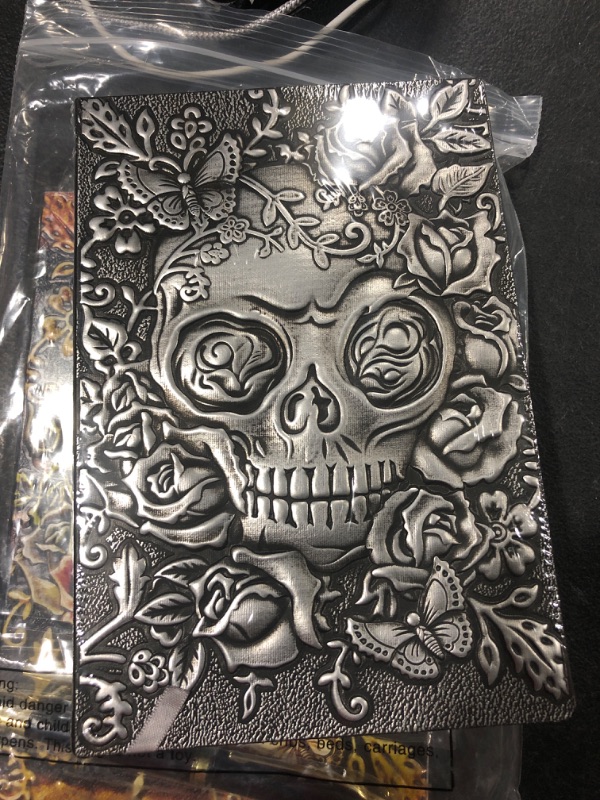 Photo 2 of 2 set Skull notebook w/ 2 pens