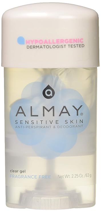 Photo 1 of Almay Clear Gel, Anti-Perspirant and Deodorant, Fragrance Free, 2.25-Ounce Stick (Pack of 3)
