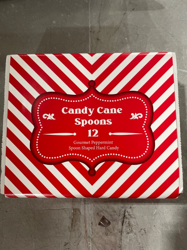 Photo 1 of 12 Edible Candy Cane Spoons Peppermint- Stocking Stuffers Party Favors For Hot Chocolate Coffee Cocoa