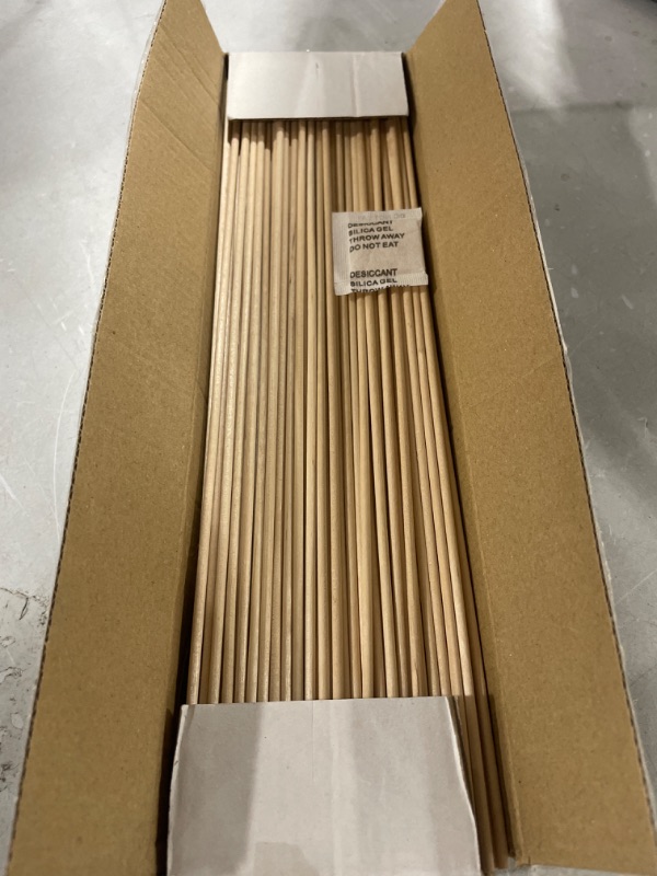 Photo 2 of 150pcs Natural Reed Diffuser Sticks - Wooden Diffuser for Essential Oils Fragrance Sticks Aroma Oil Diffuser Wood Candle Making Wood Wick - 12" Natural Wood Diffuser Stick Scented Diffuser with Sticks
