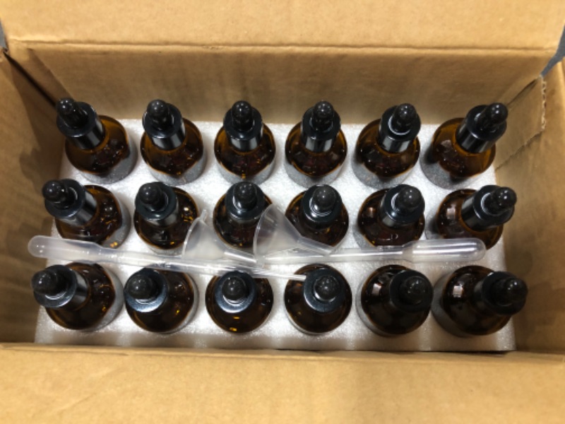 Photo 1 of 18 Count 2 oz Dropper Bottles