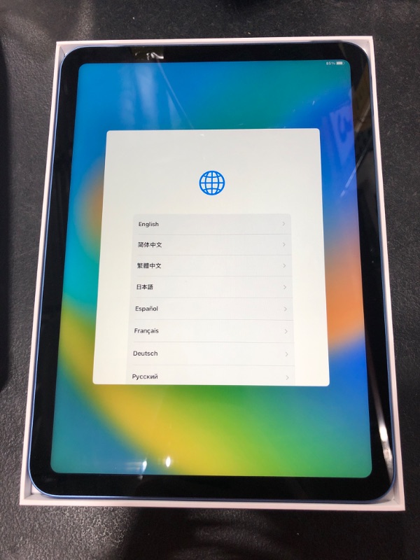 Photo 3 of Apple iPad (10th Generation): with A14 Bionic chip, 10.9-inch Liquid Retina Display, 256GB, Wi-Fi 6, 12MP front/12MP Back Camera, Touch ID, All-Day Battery Life – Blue WiFi 256GB Blue