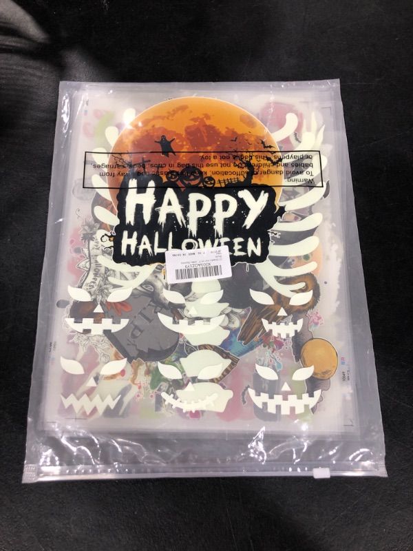 Photo 2 of 20 Sheets Glow in Dark Halloween Iron on Transfers Decal Stickers Patches Halloween HTV Heat Transfer  (Spooky Style) 