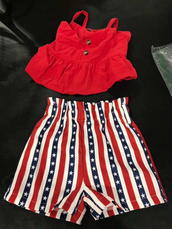 Photo 1 of Baby Girls Two Piece Patriotic Outfit (6-12mo)