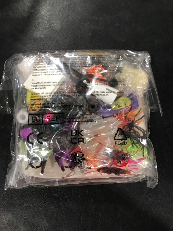 Photo 2 of 120 Pcs Halloween Assortment Party Favors Toys Trick or Treat Bags Kids Bulk Toys Halloween Masks Goody Giveaways Gift Bags Pinata Fillers Novelty Goodie Bag Fillers, Treasure Chest Toys