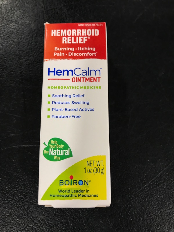 Photo 2 of Boiron HemCalm Ointment for Hemorrhoid Relief of Pain, Itching, Swelling or Discomfort - 1 oz