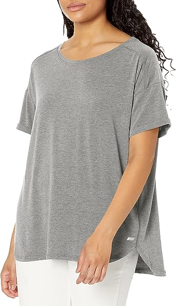 Photo 1 of Amazon Essentials Women's Studio Relaxed-Fit Lightweight Crewneck T-Shirt Medium