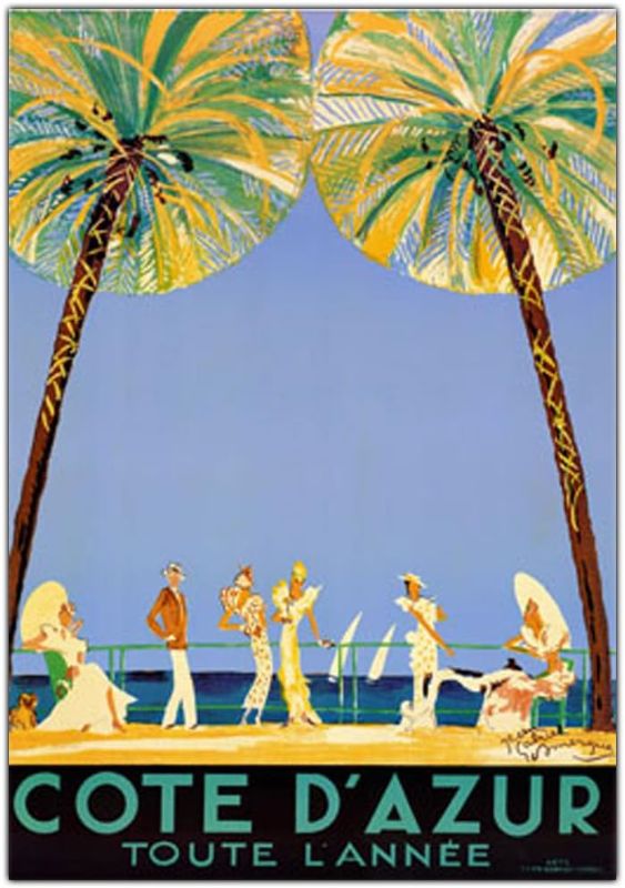 Photo 1 of 24 in. x 32 in. Cote D ft.Azur Canvas Art
