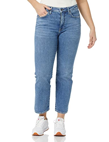 Photo 1 of Amazon Aware Women's Abbreviated Straight Leg Jean, Surf Blue, 10
